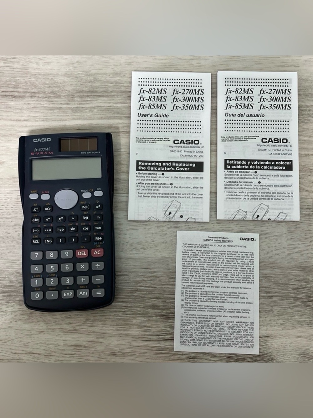 Casio fx-300MS Solar Calculator
